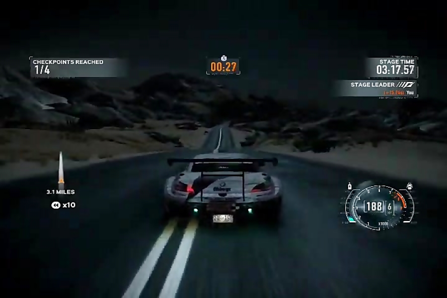 گیمپلی کوتاه از بازی Need For Speed The Run