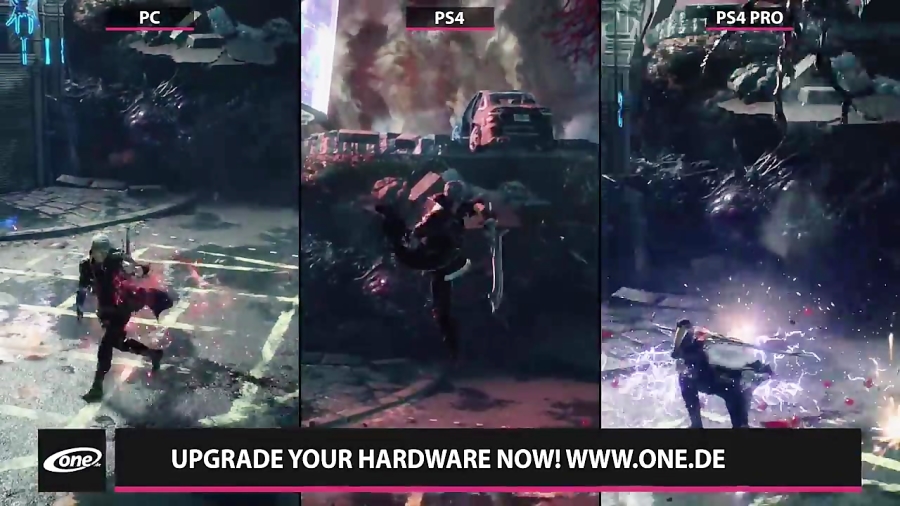 مقایسه گرافیکی بازی Devil May Cry 5 بر روی PC 4K و PS4 و PS4 Pro توسط Candyland