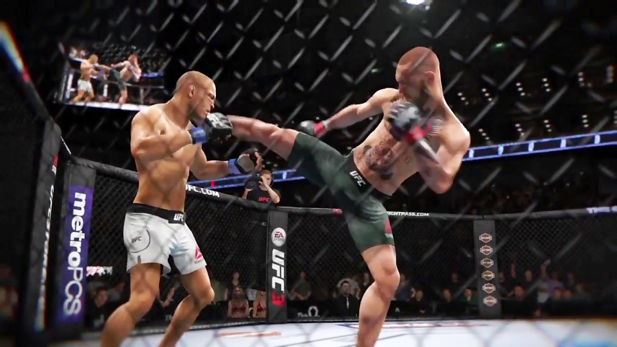 EA Sports UFC 3 ( PS4 ) - Gameplay - McGregor vs Aldo گیم پلی بازی
