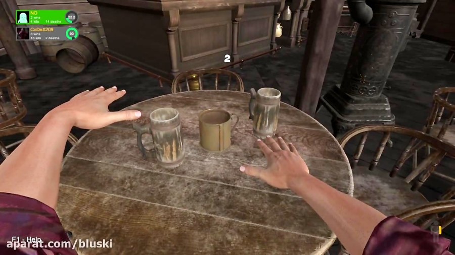 کلانتر نیما در بازی فان Hand Simulator