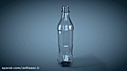 آموزش مدلینگ یک شیشه پلاستیکی...