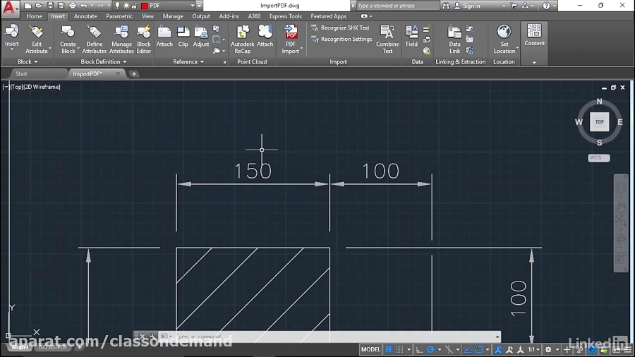 آموزش ﻿AutoCAD - تشخیص متن SHX با دستور PDFSHXTEXT