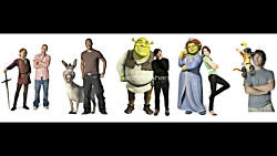 عکس گوینده های کارتون شرک!