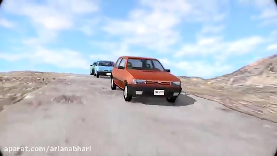 گیم پلی تصادفات بازی BeamNG Dr...