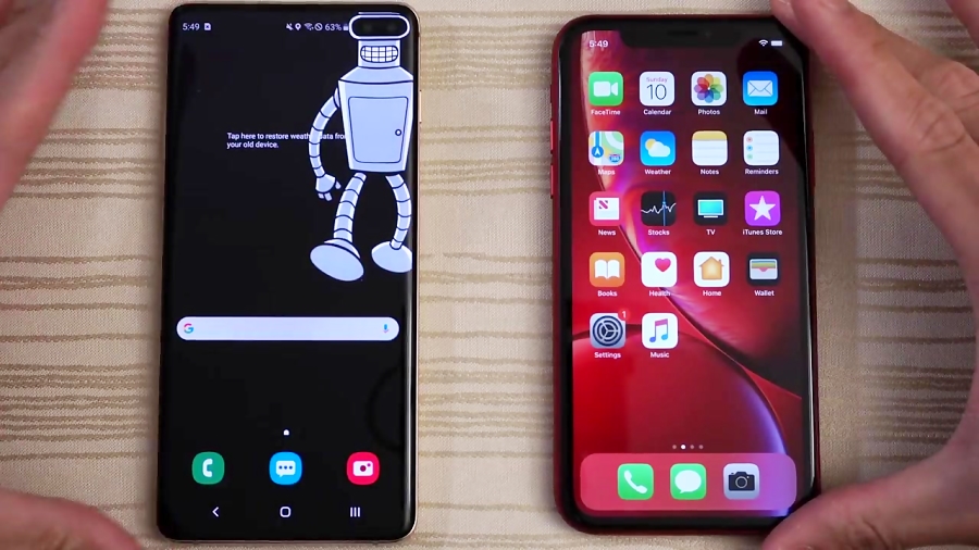 galaxy s10 plus vs iphone xr