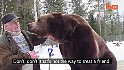 دوستی انسان و خرس | مرد خرسی ق...