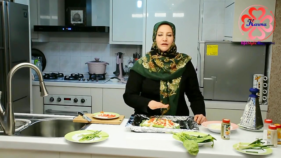 آموزش طبخ پیتزای اسفناج