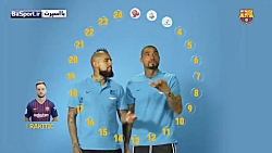 چالش ایموجی بازیکنان بارسلونا...