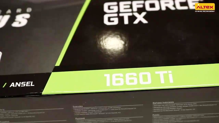 جعبه گشایی کارت گرافیک MSI GTX 1660 Ti Ventus XS OC Edition