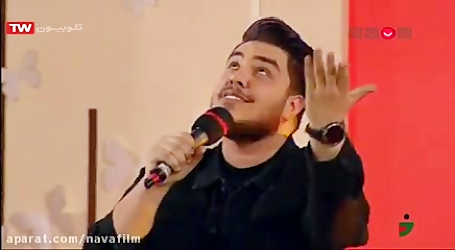 اجرای زنده اهنگ "جانم باش " آرون افشار در خندوانه