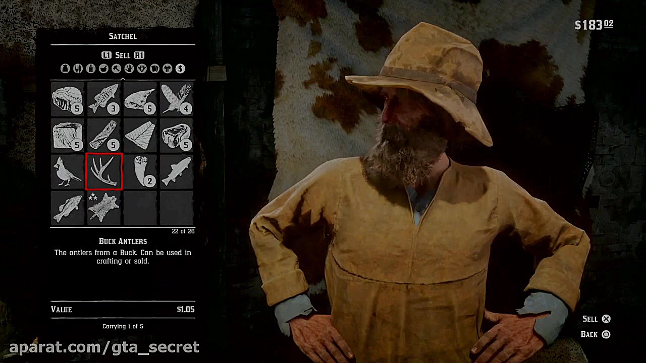 آموزشگرفتن بهترین زین اسب در RED DEAD 2 محسن چاوشی