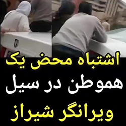 عامل سیل در شیراز