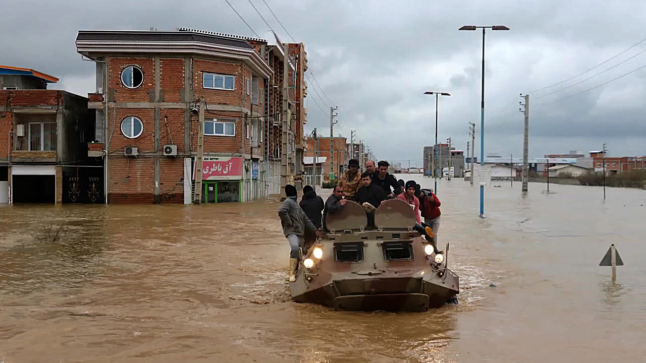 BREAKING NEWS:  IRAN Flash floods kill at least 19 in southern Iran (3/25/19) زمان212ثانیه
