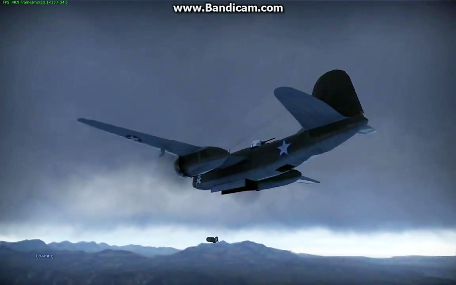 War Thunder: airplane kill using 1000lb bomb