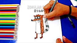 Cómo dibujar a Rigby (Un Show...