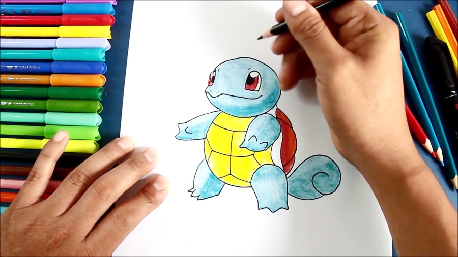 C Mo Dibujar A Squirtle Pok Mon Go How To Draw Squirtle Pokemon Go