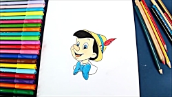 How to draw Pinocchio