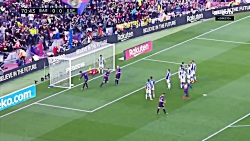 گل ضربه آزاد مسی به اسپانیول