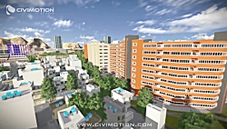 انیمیشن معماری مجتمع مسکونی 420 واحدی در تهران