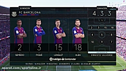 خلاصه بازی بارسلونا 2 - 0 اسپا...