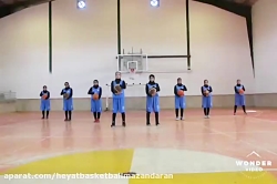 نمایش مهیج دختران بسکتبالیست ت...