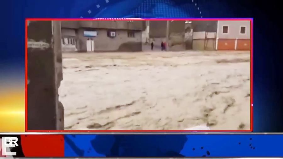 پل دختر در محاصره کامل سیل