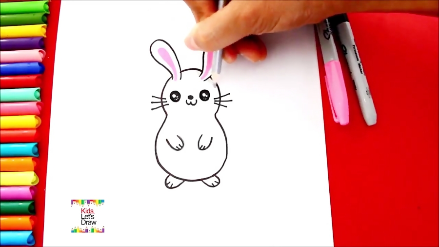 Cómo dibujar un CONEJITO paso a paso | Dibujos Fáciles para Niños