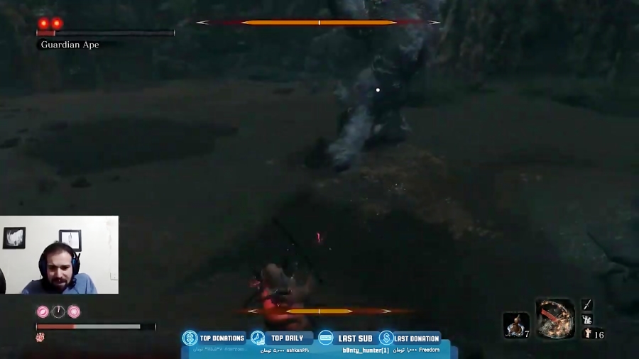 Guardian Ape Second Encounter Boss Fight - Sekiro: Shadows Die Twice