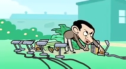 مستربین و هندونه بزرگ