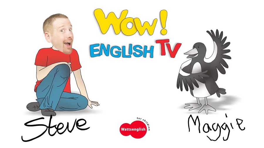 Steve and maggie. Wow English. Стив и Мэгги на английском. Steve Maggie wow English. Wow English TV.