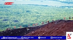 ورزشي مهيج در دامنه كوههاي آتش...