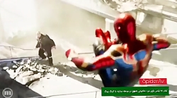 تمام ۲۸ لباس بازی مرد عنکبوتی ps4 ۲۰۱۸ در مرحله مبارزه با کینگ پینگ. Spider man.