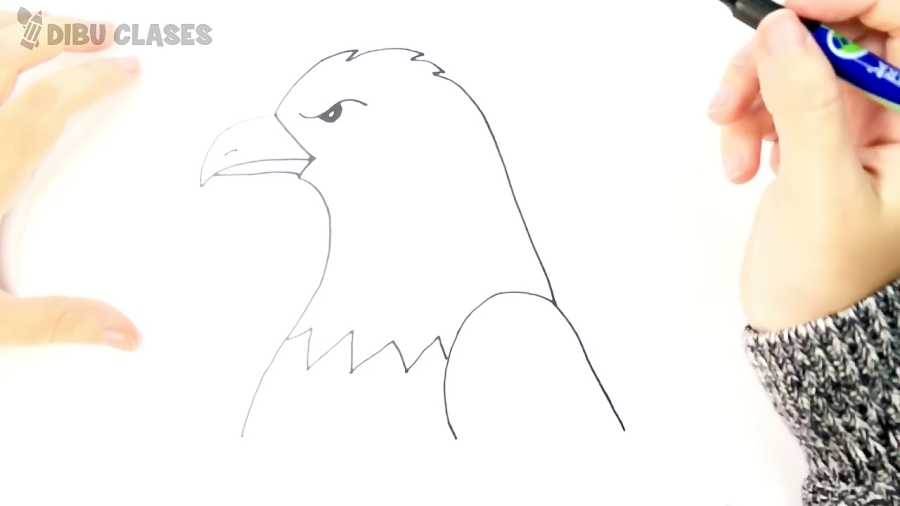 Cómo dibujar un Águila paso a paso | Dibujo fácil de Águila
