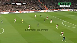 خلاصه بازی آرسنال ۲-۰ ناپولی