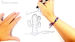 Como dibujar un Desierto paso...