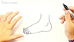 Cómo dibujar un Pie paso a pas...