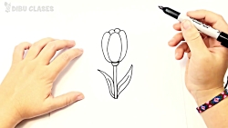 C&oacute;mo dibujar un Tulip&a...
