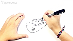 Como dibujar un Barco de Carga...