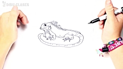 Como dibujar un Iguana paso a...