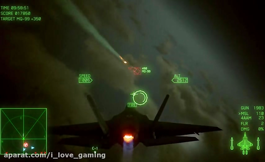 Ace Combat 7 نبرد F - 35 در دل شب