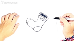 Cómo dibujar un Calcetin paso...