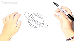 Cómo dibujar un Planeta paso a...