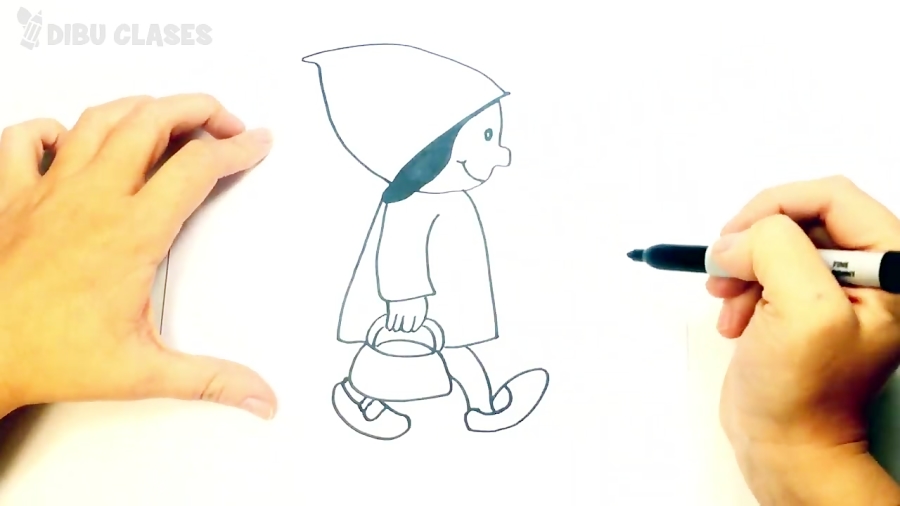 Como dibujar a Caperucita Roja | Dibujos Infantiles