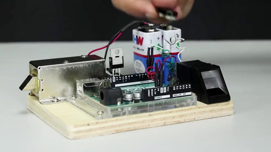 How To Make Fingerprint Door Lock At Home