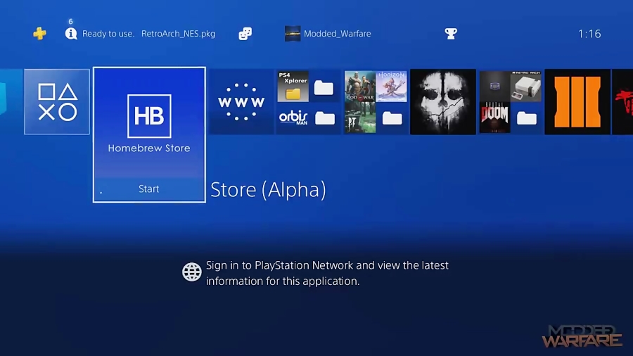 homebrew store ps4