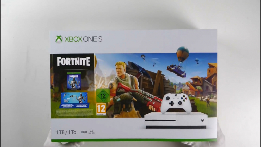 آنباکسینگ کنسول Xbox One S FORTNITE