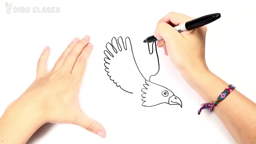 Cómo dibujar un Aguila paso a paso | Dibujos Fáciles