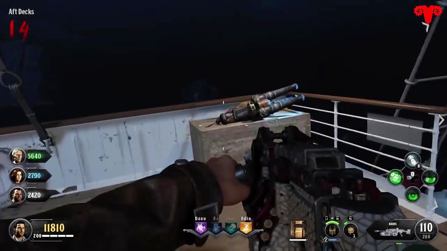 آموزش اسلحه Kraken مپ Voyage Of Despair بازی Call Of Duty Black Ops 4 زامبی