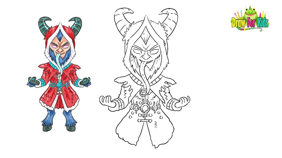 How To Draw Krampus Fortnite How To Draw Fortnite Krampus How To Images Collection