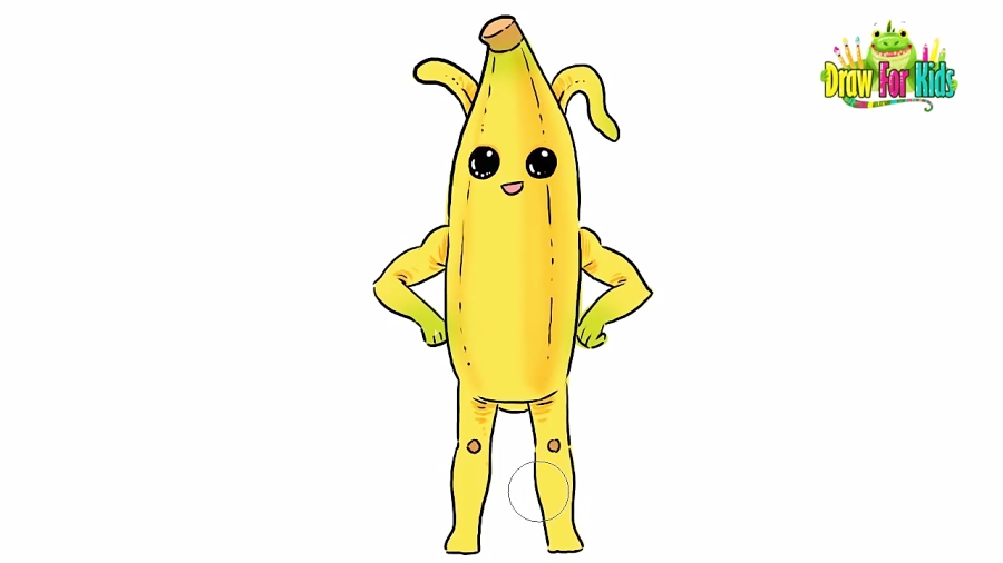 Разукрашки Фортнайт Банан